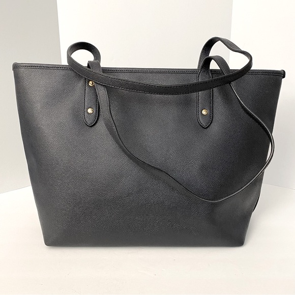 Coach City Zip Tote Midnight Navy Blue Style #F58846 - Picture 3 of 17